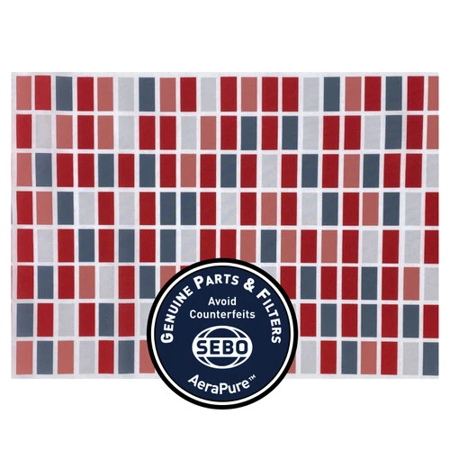 Sebo FELIX Micro Filter Red/Gray 7095ER12 1 Sebo FELIX Micro Filter Red/Gray 7095ER12