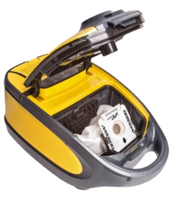 Vapamore MR-500 Vento -Home Cleaning Tool left front 3 qtr filter lid open web res 88344.1595857406